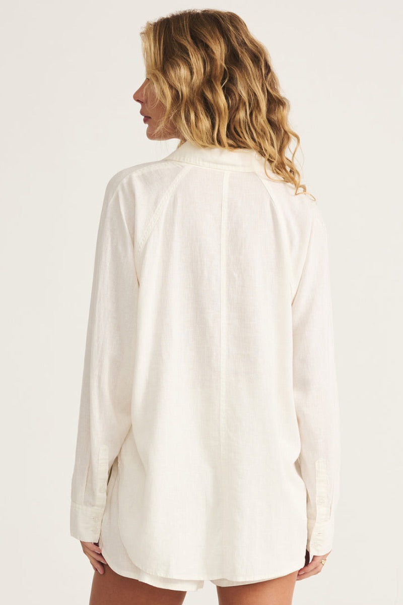 Z Supply - Perfect Linen Top in White