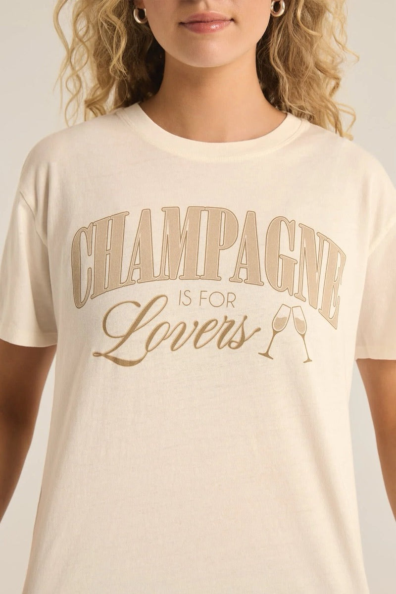 Z Supply - Champs Boyfriend Tee in Sea Salt