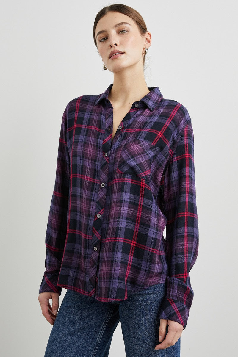 Rails - Chemise Hunter en Aubergine