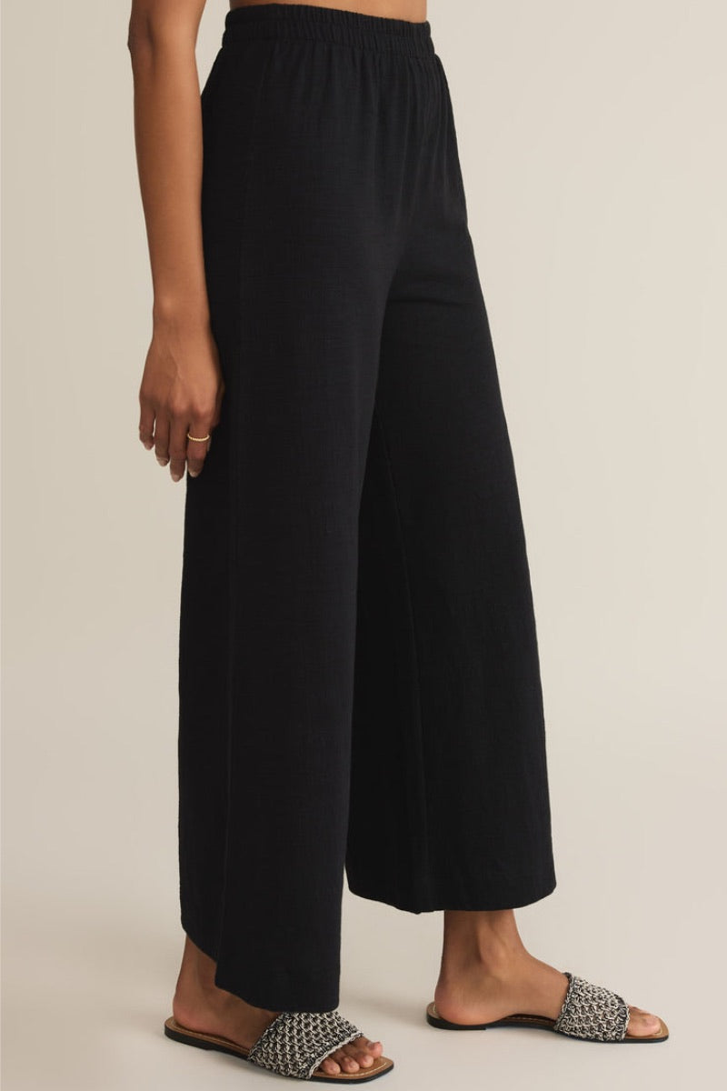 Z Supply - Scout Jersey Flare Pant in Black