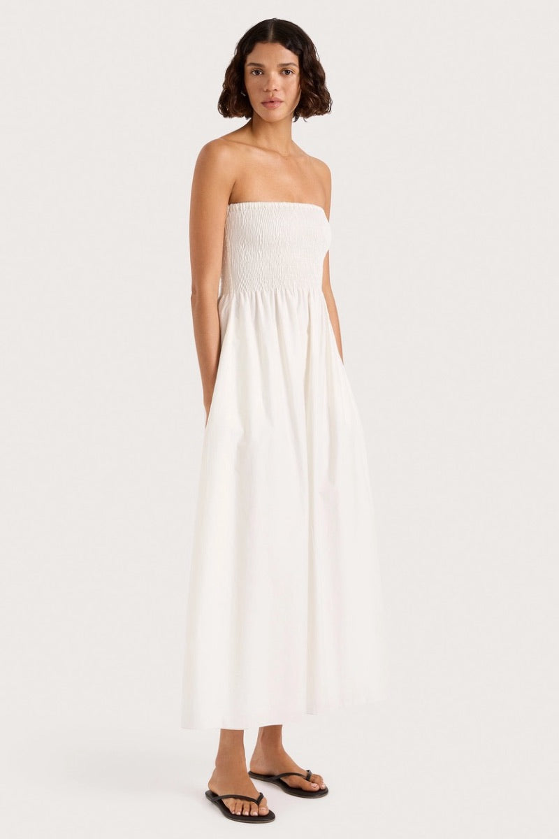 Faithfull The Brand - Jaime Midi Dress in White