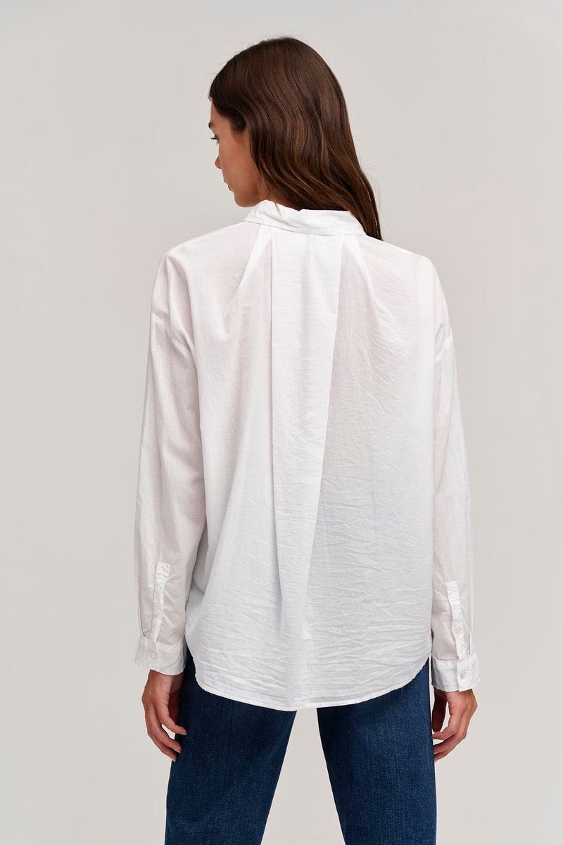 Velvet - Devyn Cotton Shirting L/S in White