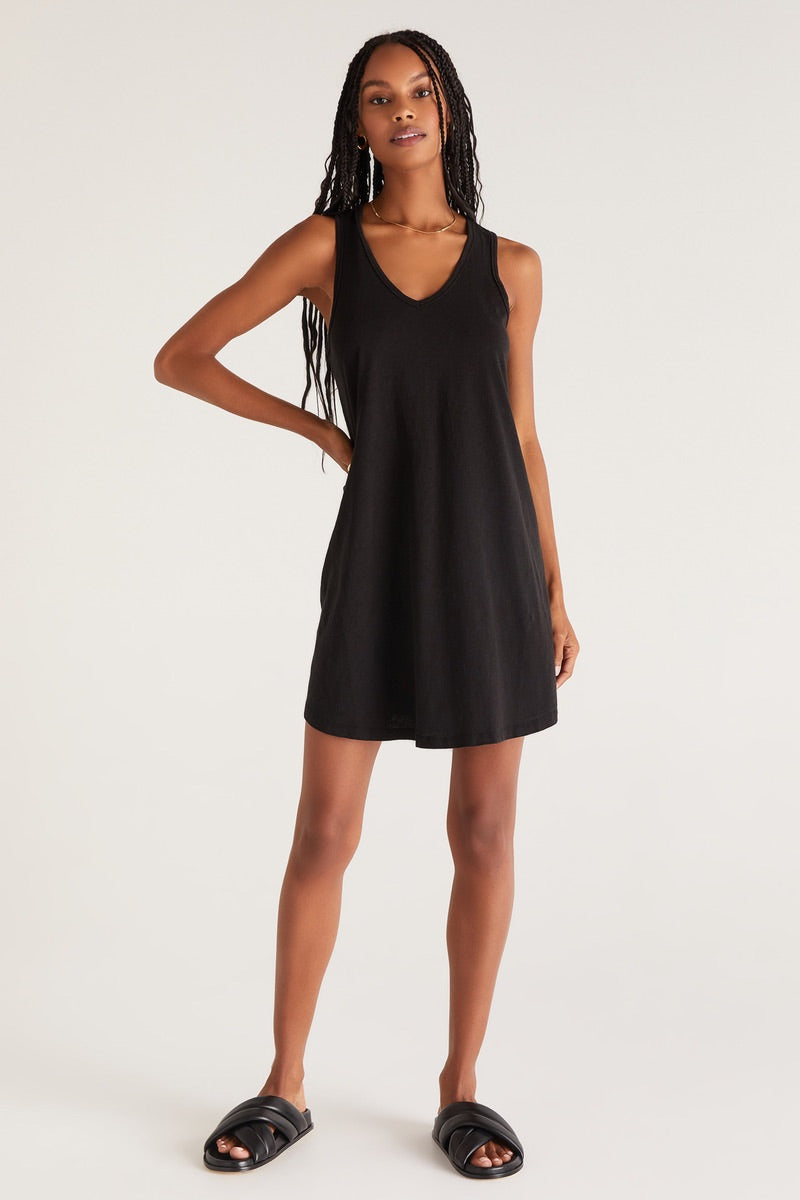 Z Supply - The Breezy Mini Dress in Black