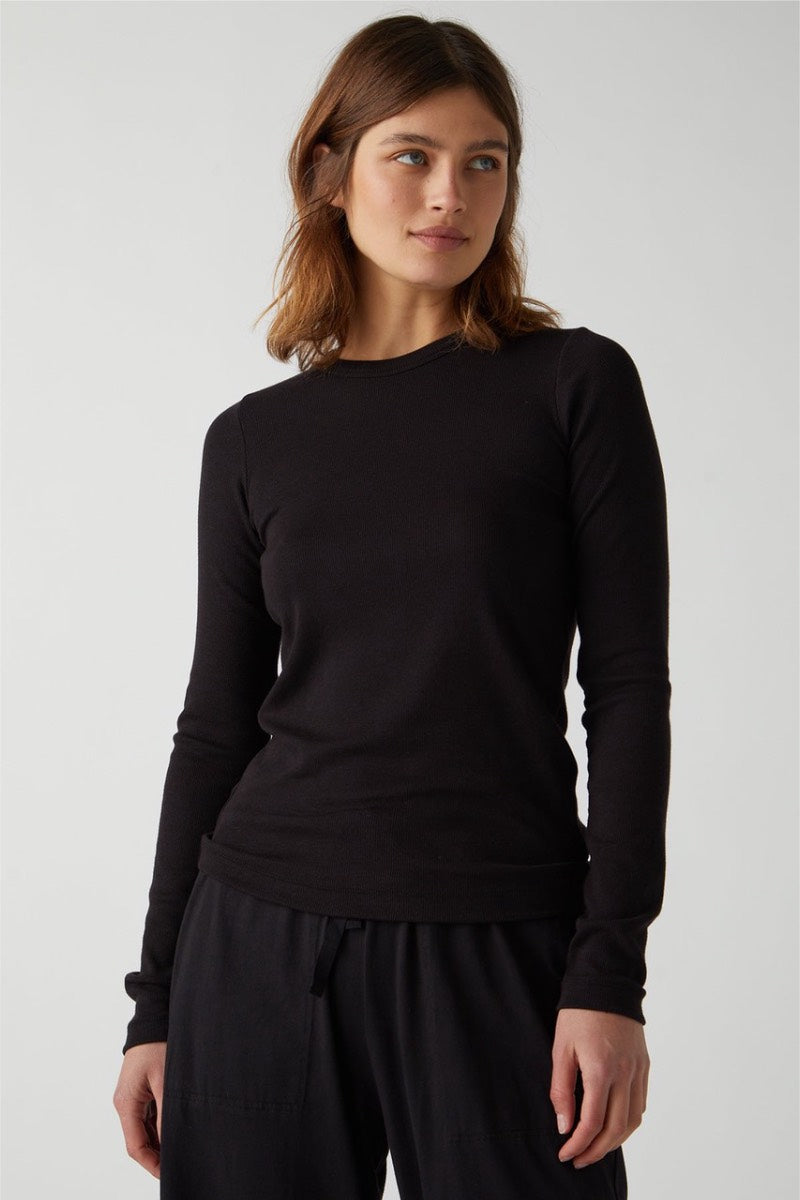 Velours - Jenny Graham Camino DS Modal Rib L/S en noir