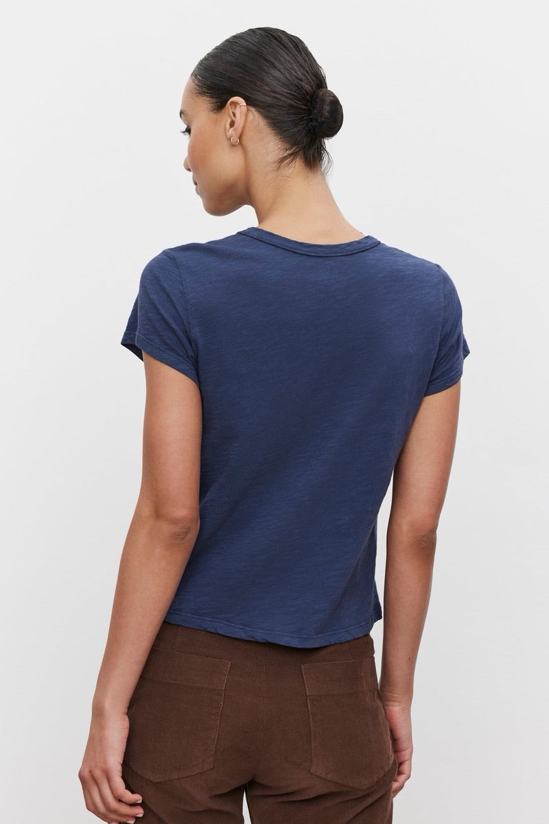 Velvet Originals - Marie Tee in Blue Chip