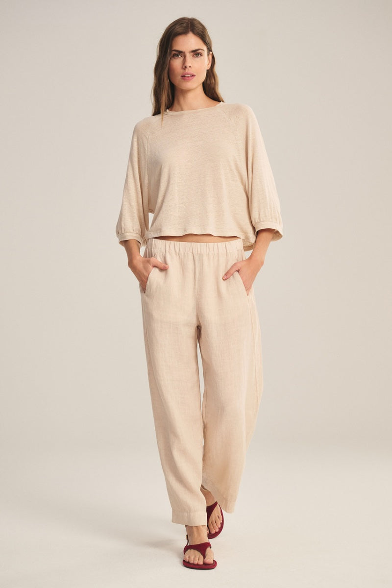 Velvet - Lola Woven Linen Pants in Sand Castle – Heidi-Ho2