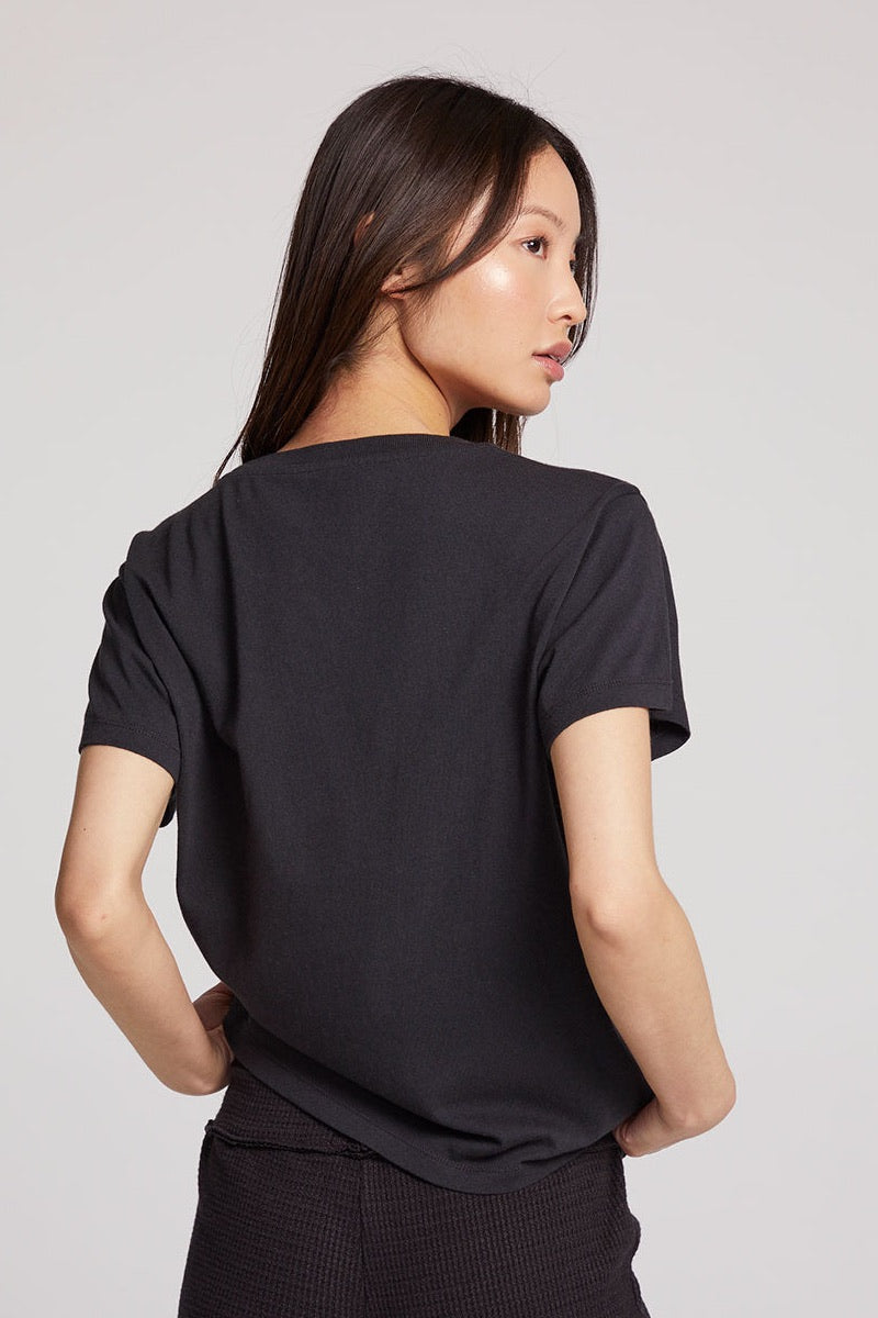 Chaser - Stay in Stars Tee in True Black