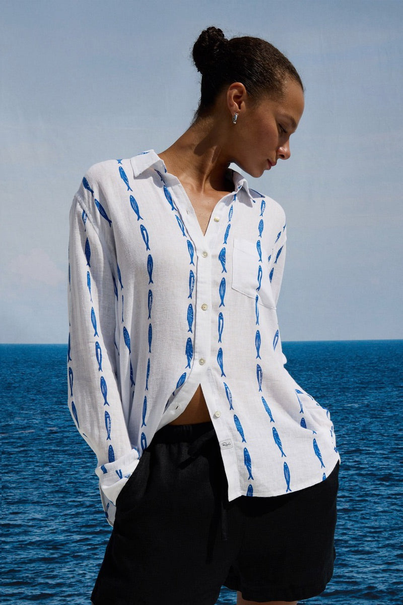 Rails - Charlie Shirt in Sardines