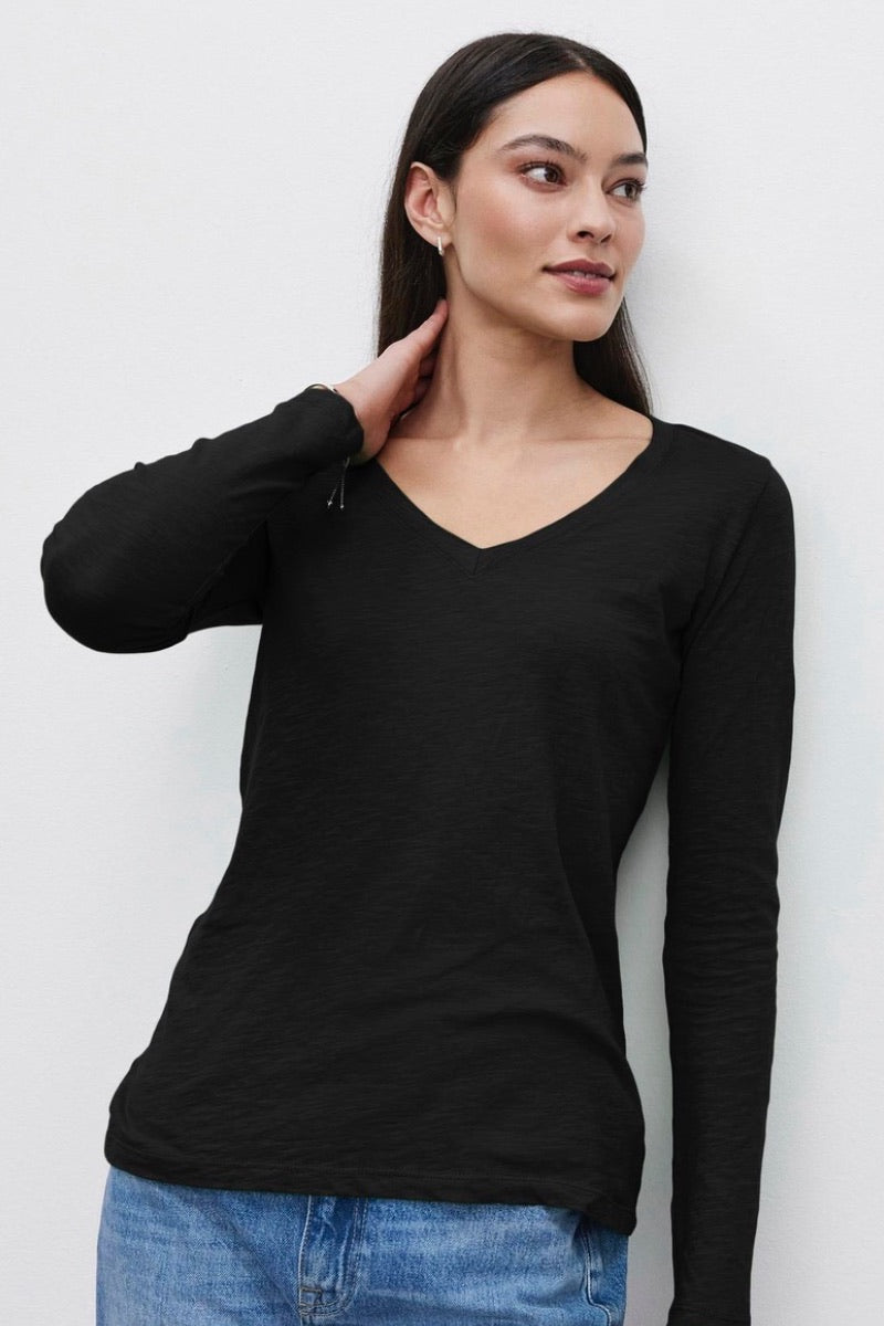 Velvet Originals- Blaire Top in Black