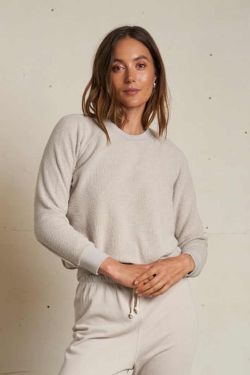 Perfect White Tee - Ziggy Sweatshirt in Silver