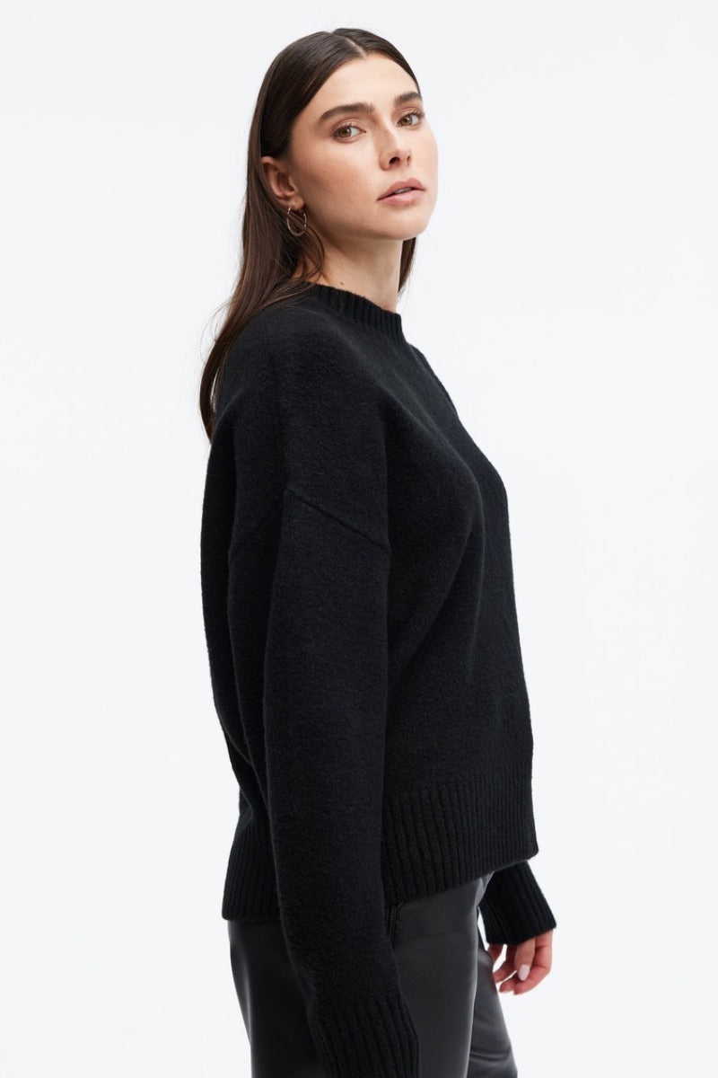 CHRLDR -  Sylvie Perfect Sweater in Black