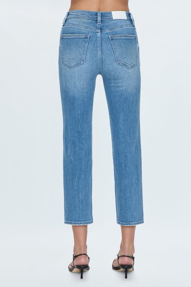 heidi Ho2 - Pistola - Monrow Crop Highrise Cigarette Jean in Hill
