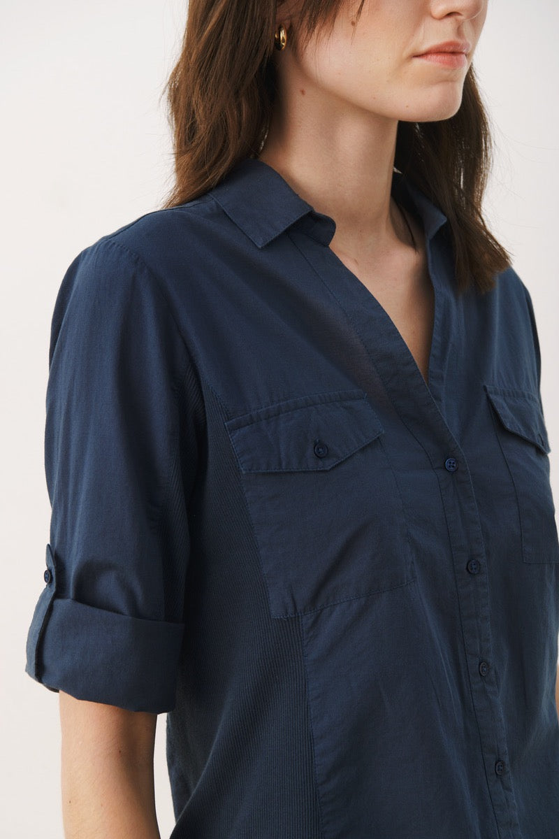 Part Two - Cortnia Top in Navy