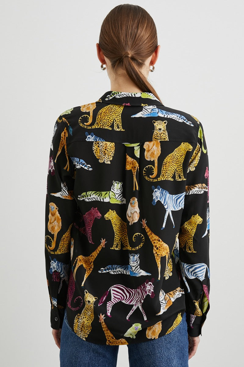 Rails - Chemise Kate avec motifs d'animaux illustrés