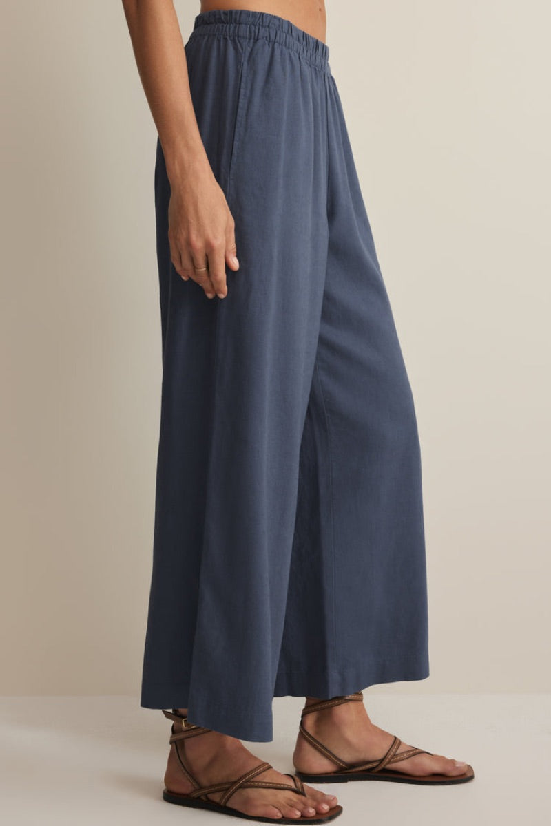Z Supply - Pantalon en lin Scout, coloris Indigo Vintage