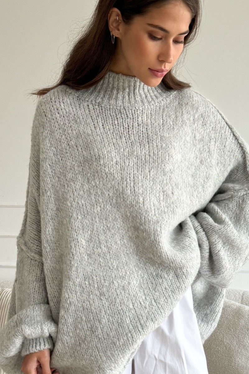 Charli -Layla Sweater in Grey