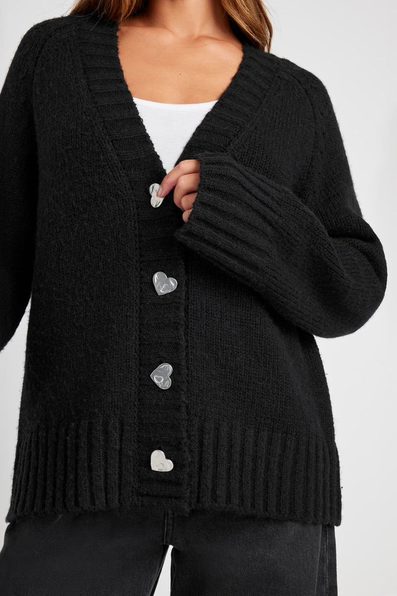 Splendid - Hartley Cardigan in Black