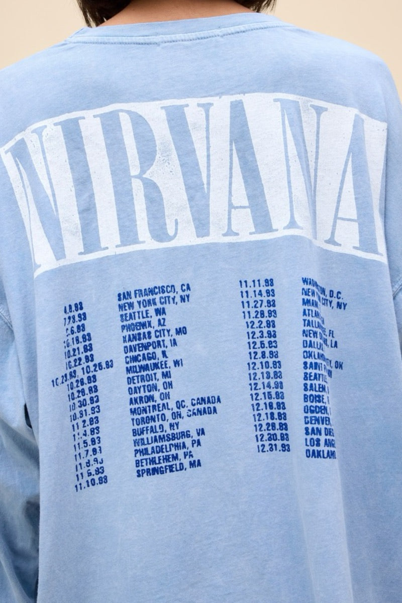 Daydreamer - Nirvana 1993 Tour Oversized L/S Top