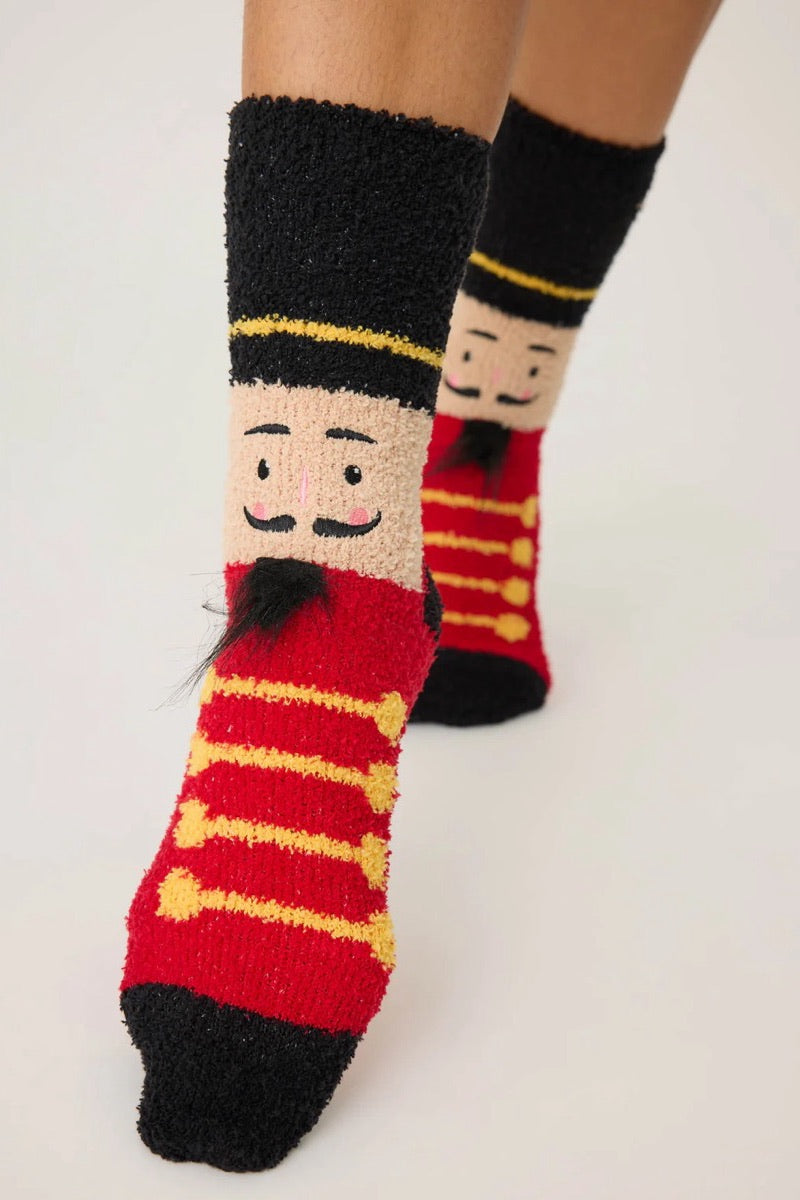 PJ Salvage Nutcracker socks. Awesome gift @ Heidi-ho2 Toronto Yorkville