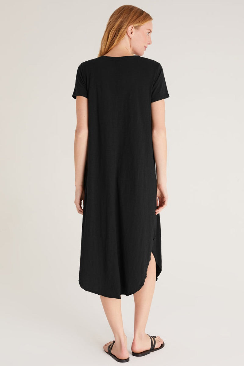 Z Supply - Short Sleeve Reverie Dress in Black