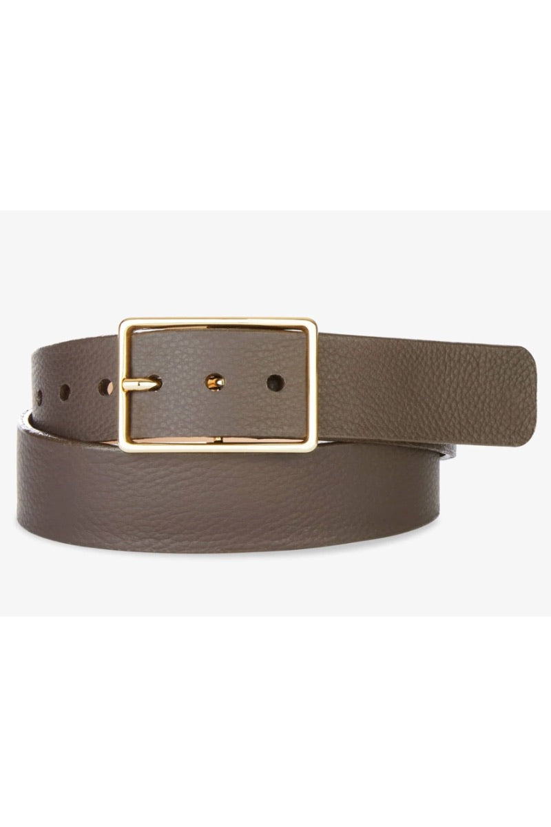 Brave - Caloe Belt in Chestnut Pebbled