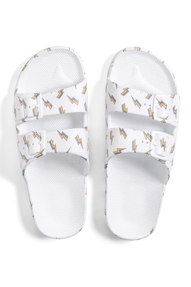 Heidi-Ho2 Freedom Moses - Slipper in White with Bolts