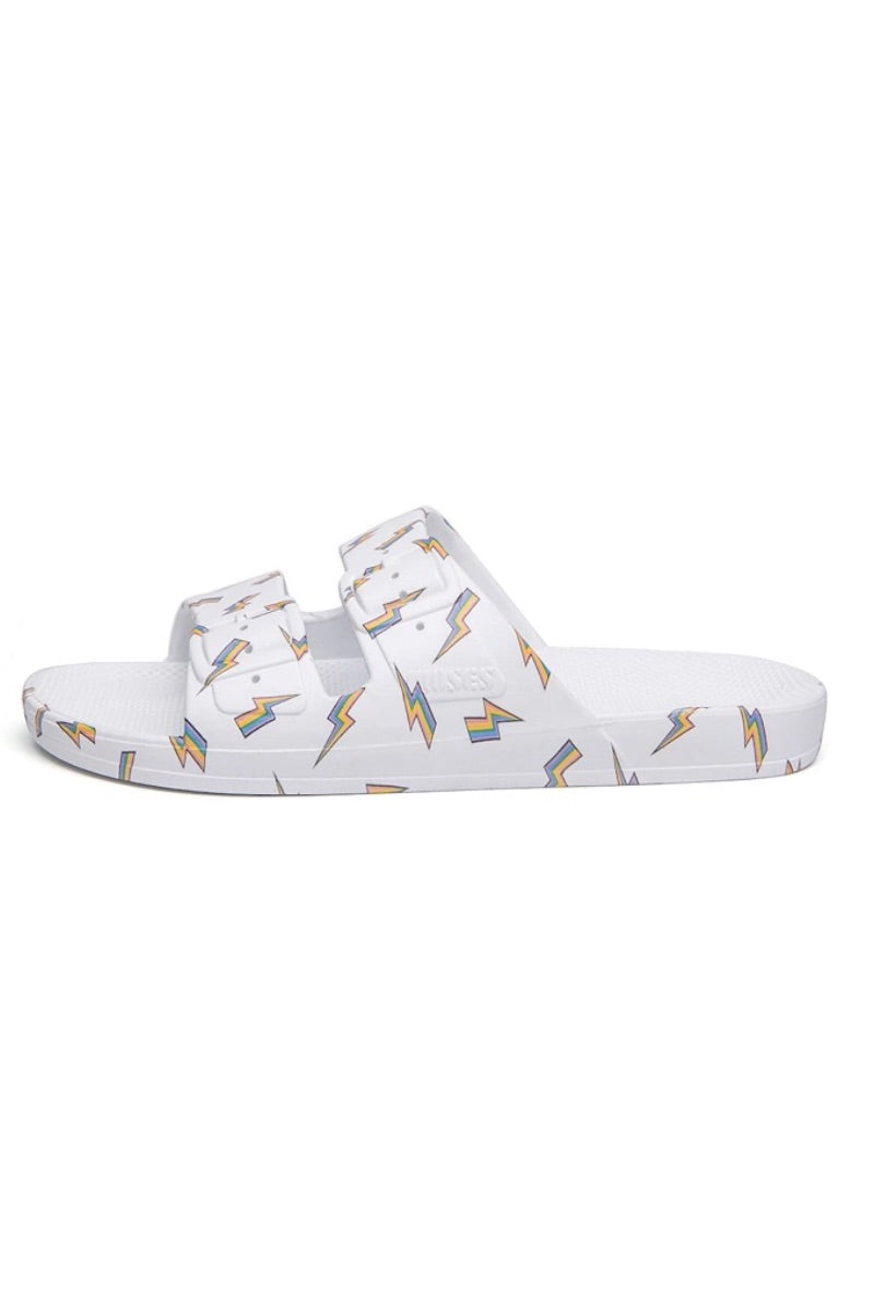 Heidi-Ho2 Freedom Moses - Slipper in White with Bolts