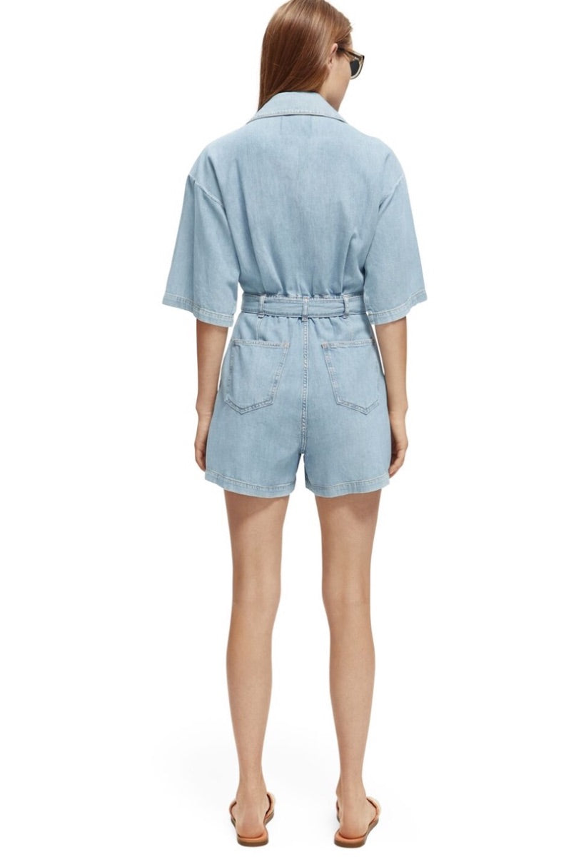 Denim hotsell utility romper