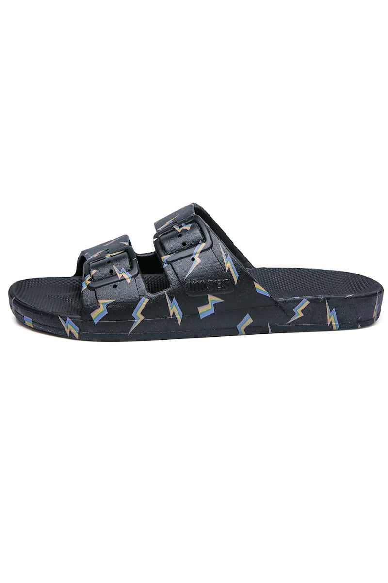 Heidi-Ho2 Freedom Moses - Slipper in Black with Bolts
