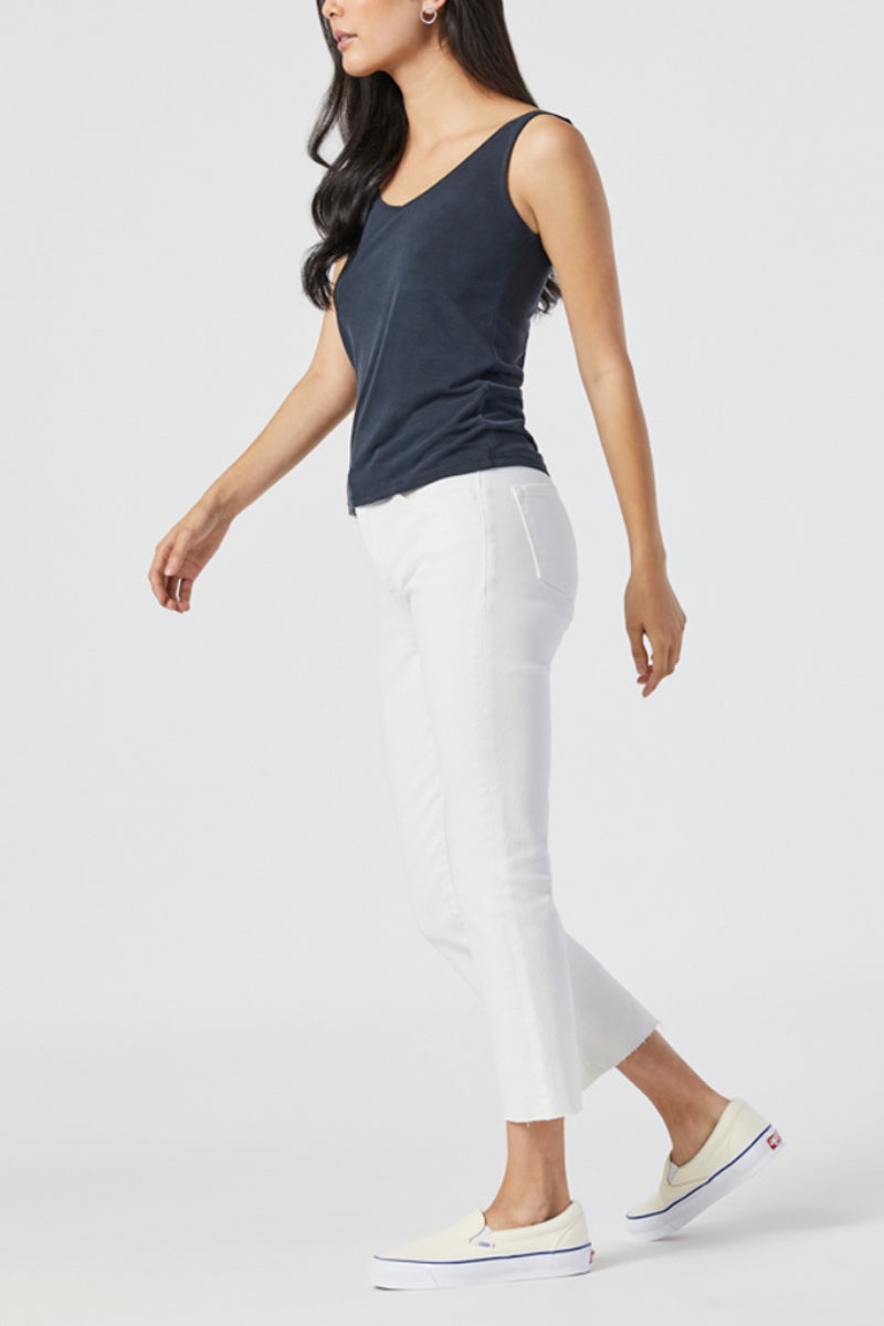 Mavi - Anika Off White Cropped LA Vintage Jeans